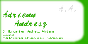 adrienn andresz business card